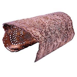 Rare AURÉLIE BIDERMANN Large Vintage Lace Gold Plated Cuff Bracelet